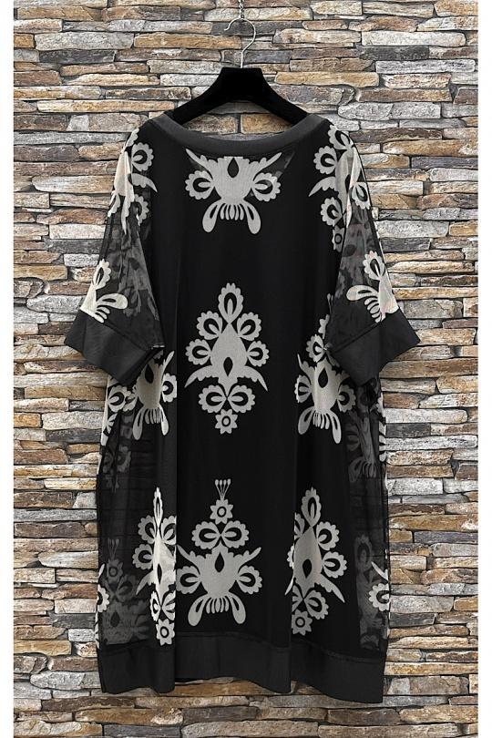 Robes courtes Femme Aztèque noir ELLE STYLE TH_18487_CERI_JENNY Efashion Paris