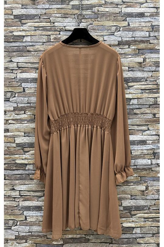 Robes courtes Femme Vert bouteille ELLE STYLE GL_8944_UNI_JULIETTE Efashion Paris