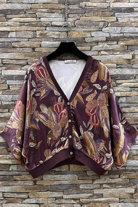 Blouses Femme Tan ELLE STYLE TYR_D5153_TOUS_GILETTA Efashion Paris