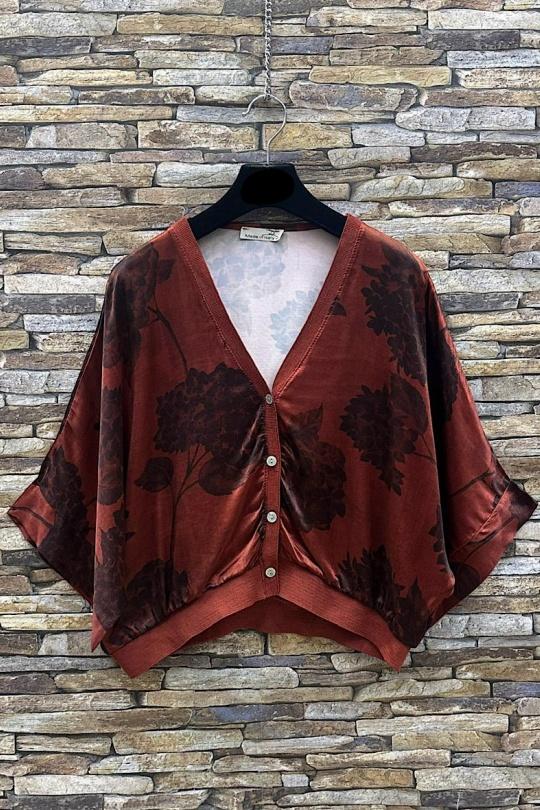 Blouses Femme Tan ELLE STYLE TYR_D5153_TOUS_GILETTA Efashion Paris