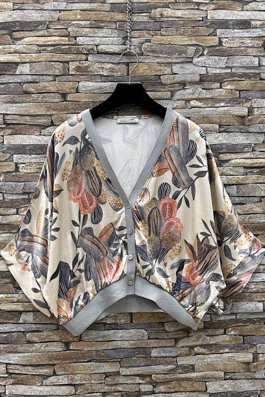 Blouses Femme Tan ELLE STYLE TYR_D5153_TOUS_GILETTA Efashion Paris