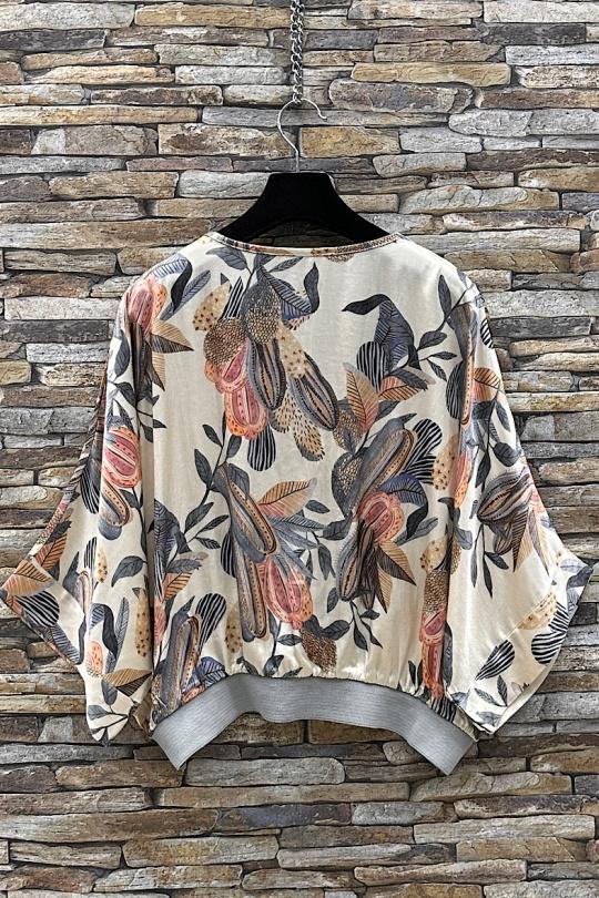 Blouses Femme Tan ELLE STYLE TYR_D5153_TOUS_GILETTA Efashion Paris
