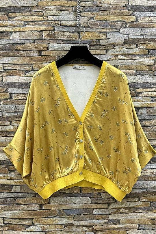 Blouses Femme Tan ELLE STYLE TYR_D5153_TOUS_GILETTA Efashion Paris