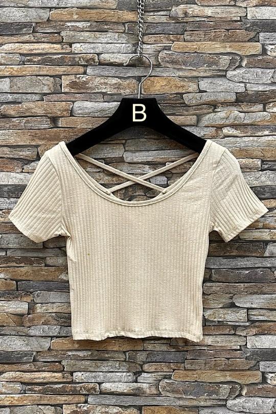 Tops Femme Blanc ELLE STYLE HS_19498_VIKCY Efashion Paris