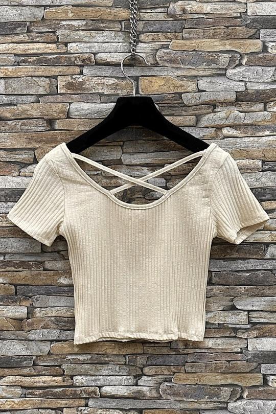 Tops Femme Blanc ELLE STYLE HS_19498_VIKCY Efashion Paris