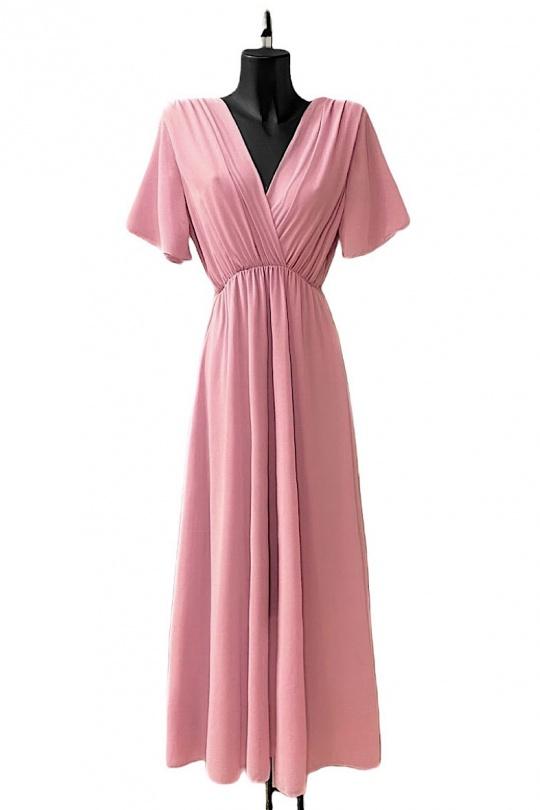 Robes longues Femme Beige ELLE STYLE TH_9699_ROSY Efashion Paris