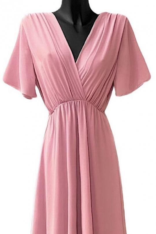 Robes longues Femme Beige ELLE STYLE TH_9699_ROSY Efashion Paris