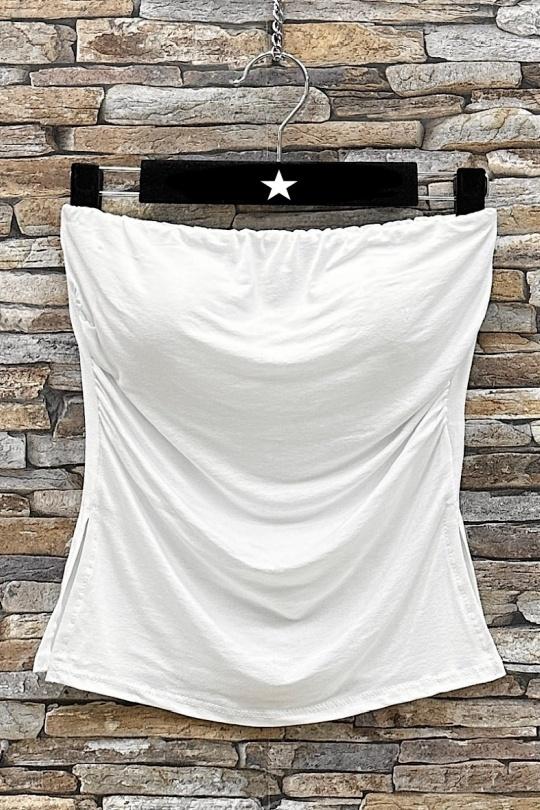 Tops Femme Blanc ELLE STYLE HS_6432_BULMA Efashion Paris
