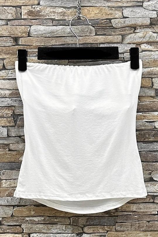 Tops Femme Blanc ELLE STYLE HS_6432_BULMA Efashion Paris