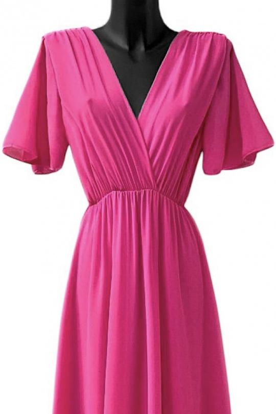 Robes longues Femme Beige ELLE STYLE TH_9699_ROSY Efashion Paris