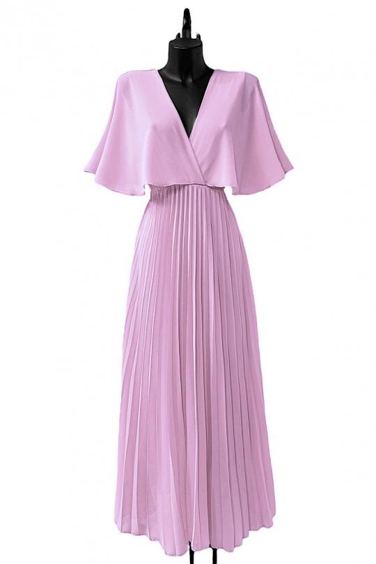 Maxi dresses Women Lilac ELLE STYLE GL_0480_525_CARMEN Efashion Paris