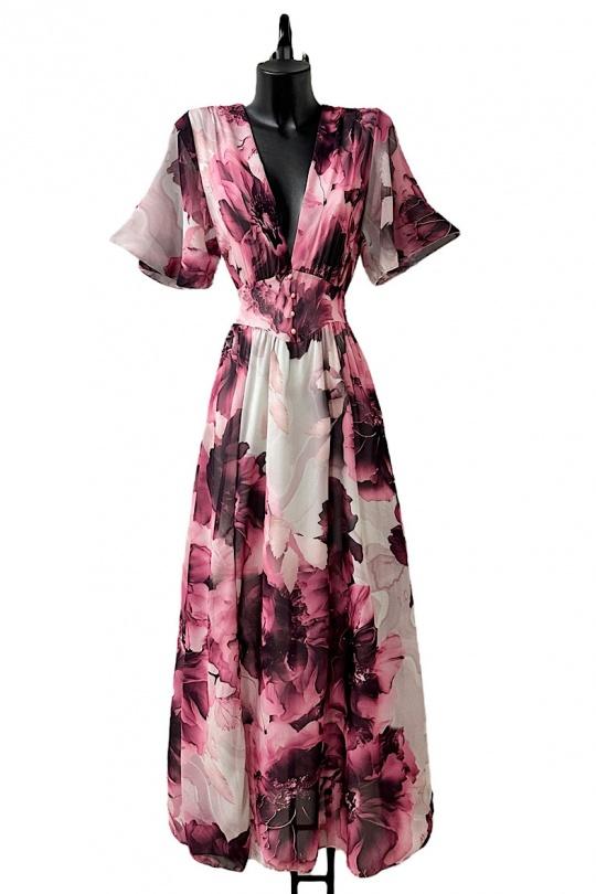 Robes longues Femme Prune ELLE STYLE GL_0501_ALL_525_JULIANA Efashion Paris
