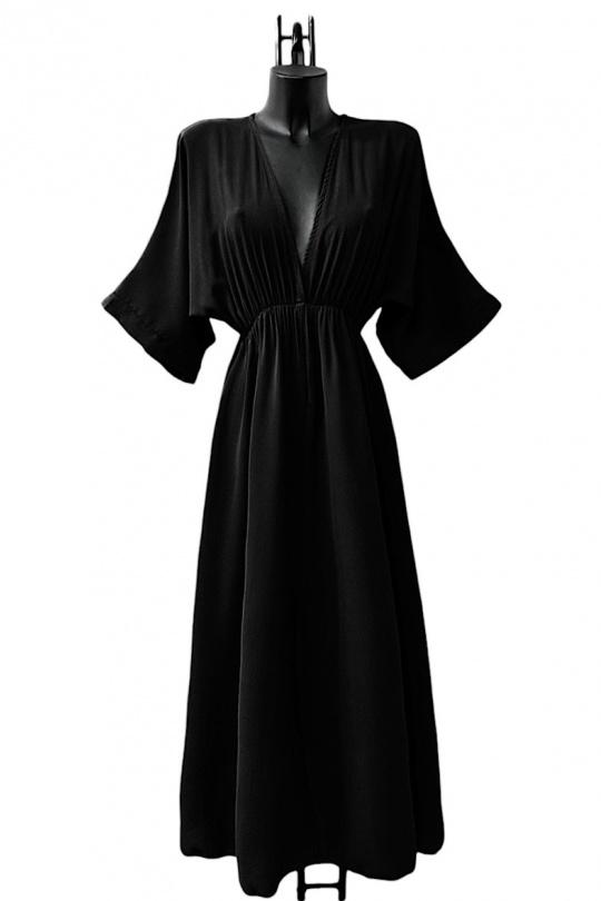 Robes longues Femme Noir ELLE STYLE TH_9389_UNI_MARIA Efashion Paris