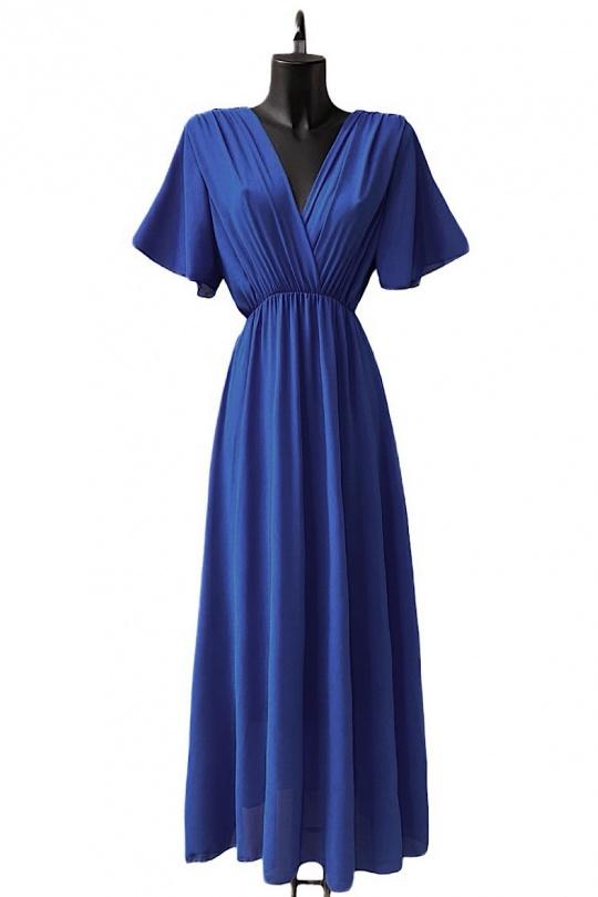 Maxi dresses Women Royal/Blue ELLE STYLE TH_9699_ROSY Efashion Paris