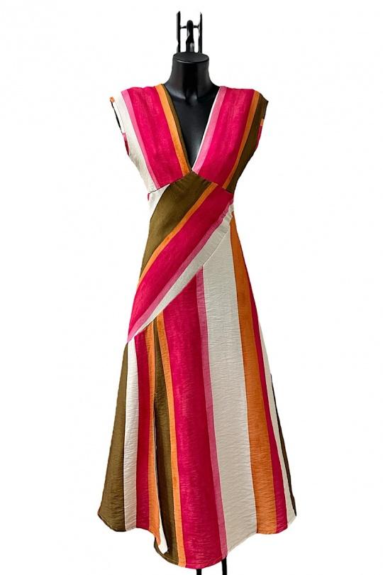 Robes mi-longues Femme Framboise ELLE STYLE TYR_A01060_SHERA_625 Efashion Paris