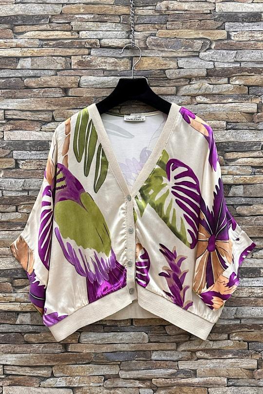 Blouses Femme Tan ELLE STYLE TYR_D5153_TOUS_GILETTA Efashion Paris