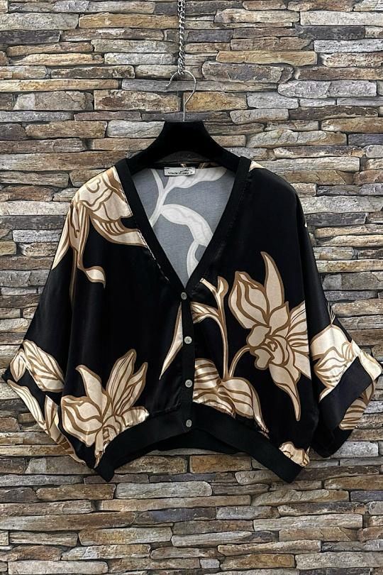 Blouses Femme Tan ELLE STYLE TYR_D5153_TOUS_GILETTA Efashion Paris