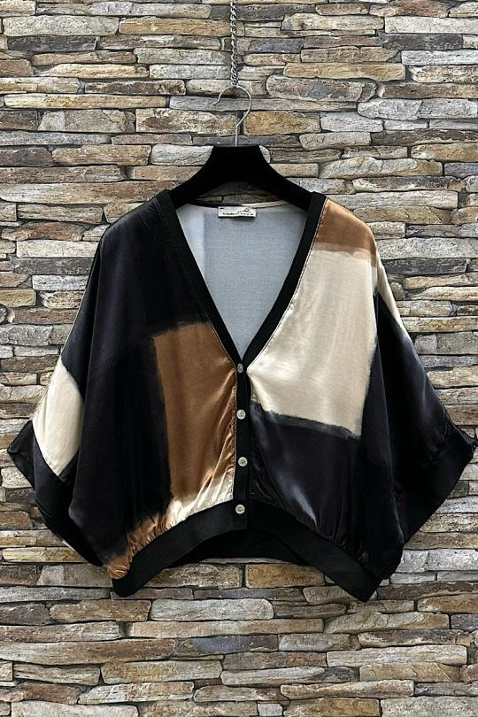 Blouses Femme Tan ELLE STYLE TYR_D5153_TOUS_GILETTA Efashion Paris