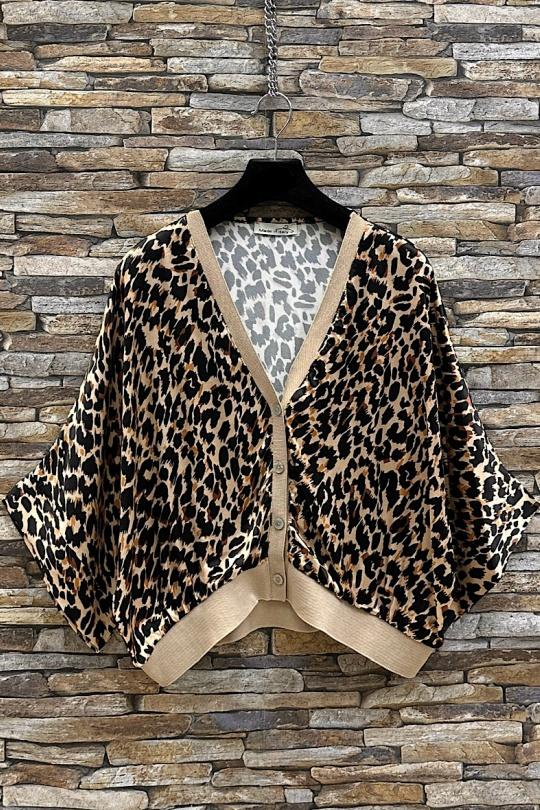 Blouses Femme Tan ELLE STYLE TYR_D5153_TOUS_GILETTA Efashion Paris