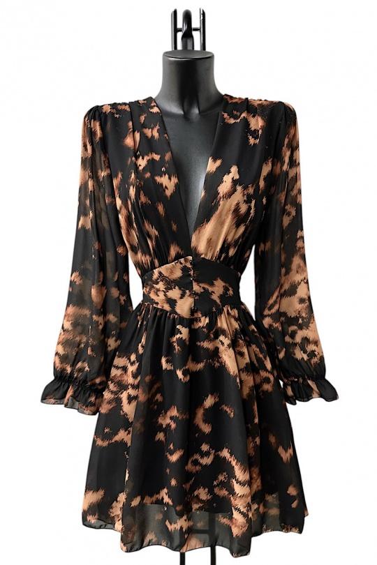 Robes courtes Femme Noir ELLE STYLE GL_8944_NRCML_JULIETTE Efashion Paris