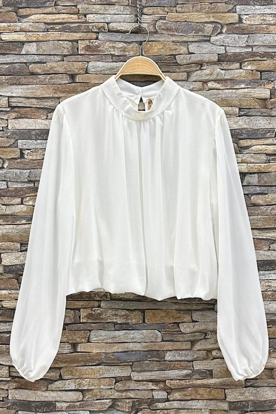 Blouses Femme Blanc ELLE STYLE GL_0219_UNI_ANIELLY Efashion Paris