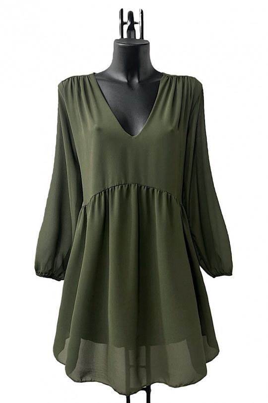 Abiti corti Donna Khaki ELLE STYLE ERMD_22514_UNI_CLEMENCE Efashion Paris