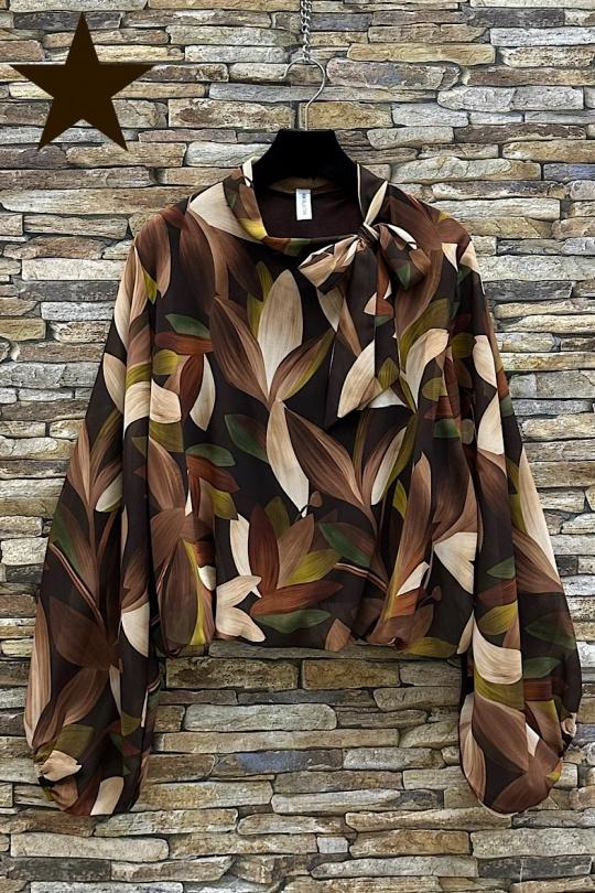 Tops Women Choco brown ELLE STYLE TH_8806_MINCARR_ANIELLA Efashion Paris