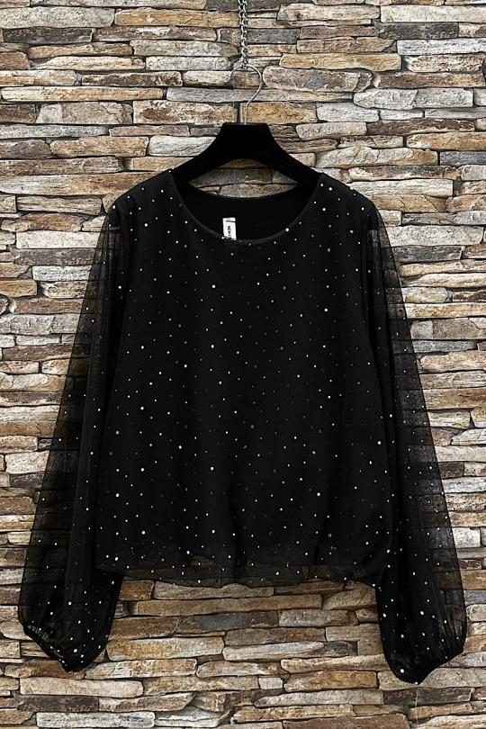 Tops Women Black ELLE STYLE TH_24569_BRI_KENDYL Efashion Paris