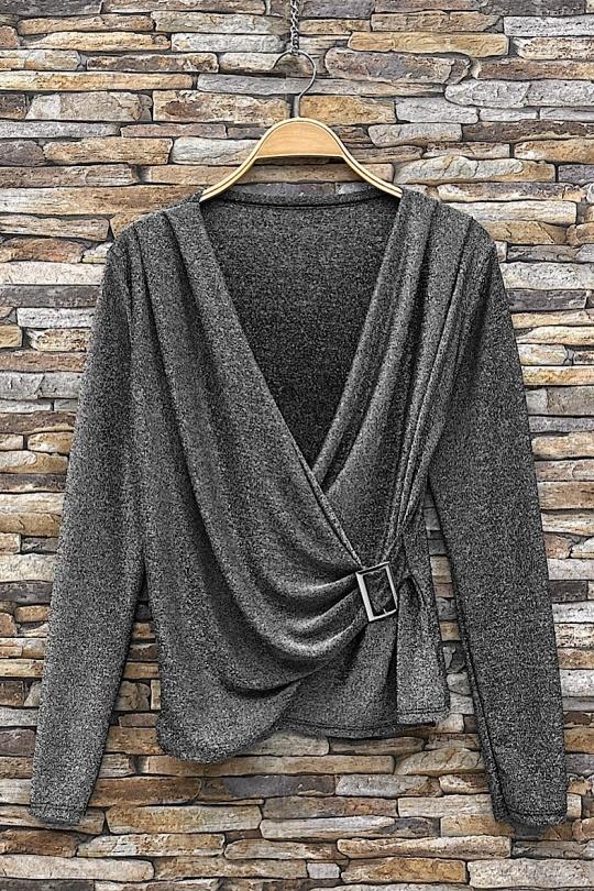 Tops Femme Argent ELLE STYLE HS_5991_SIRINE Efashion Paris