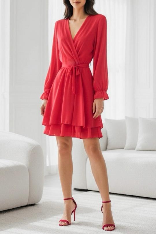 Abiti corti Donna Raspberry ELLE STYLE GL_0757_UNI_1225_ARIA Efashion Paris