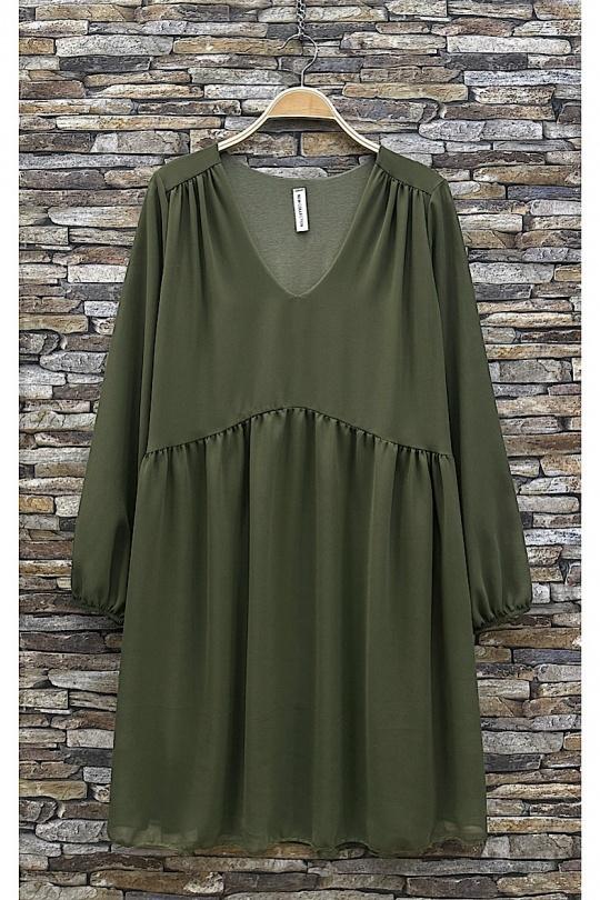 Robes courtes Femme Vert bouteille ELLE STYLE ERMD_22514_UNI_CLEMENCE Efashion Paris