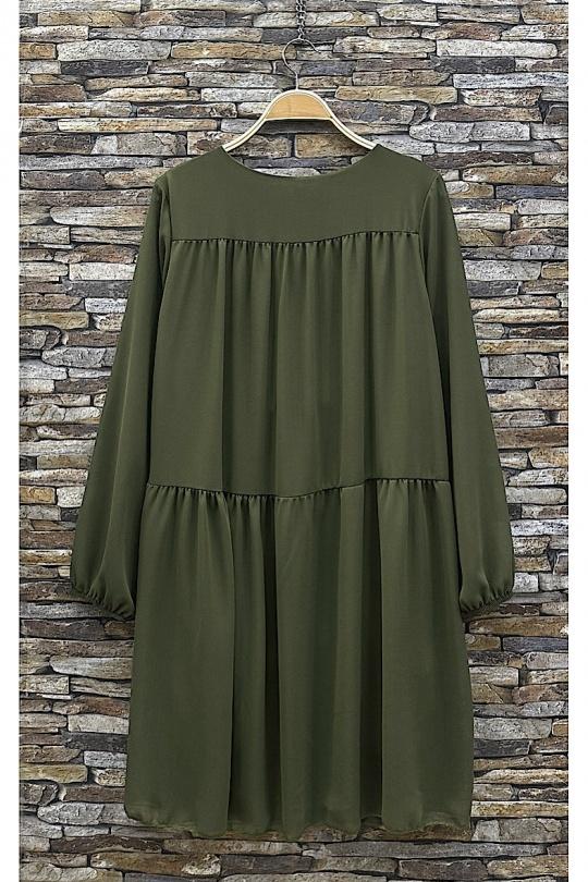 Robes courtes Femme Vert bouteille ELLE STYLE ERMD_22514_UNI_CLEMENCE Efashion Paris