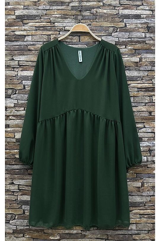 Robes courtes Femme Vert bouteille ELLE STYLE ERMD_22514_UNI_CLEMENCE Efashion Paris