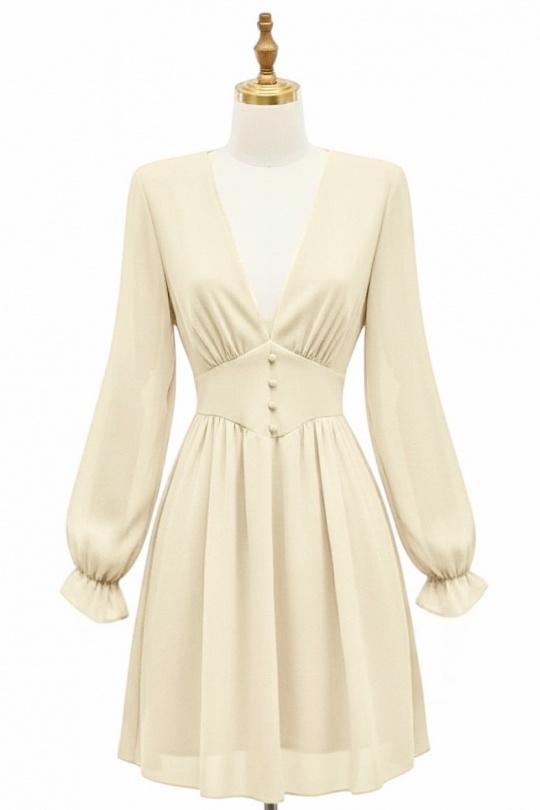 Robes courtes Femme Vert bouteille ELLE STYLE GL_8944_UNI_JULIETTE Efashion Paris