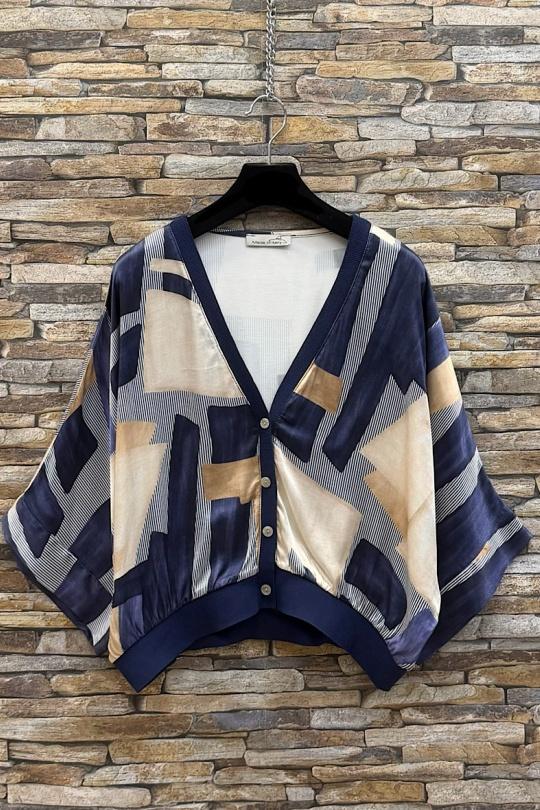 Blouses Femme Tan ELLE STYLE TYR_D5153_TOUS_GILETTA Efashion Paris