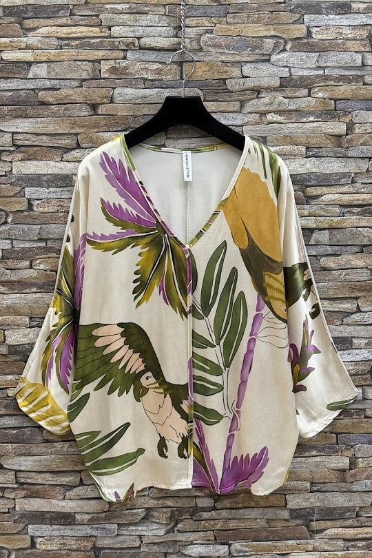 Blouses Femme Bleu jean ELLE STYLE TH_7889_ALL_POLENE Efashion Paris