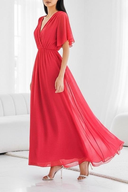 Robes longues Femme Beige ELLE STYLE TH_9699_ROSY Efashion Paris