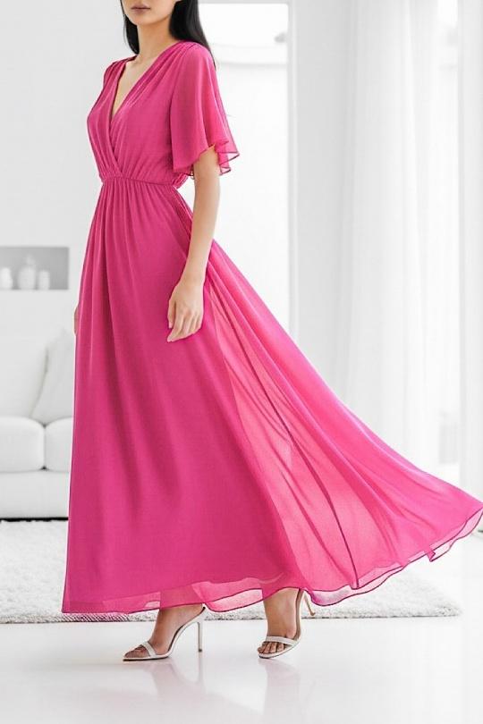 Robes longues Femme Beige ELLE STYLE TH_9699_ROSY Efashion Paris