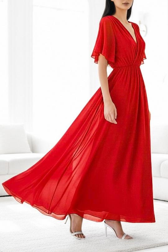 Robes longues Femme Beige ELLE STYLE TH_9699_ROSY Efashion Paris