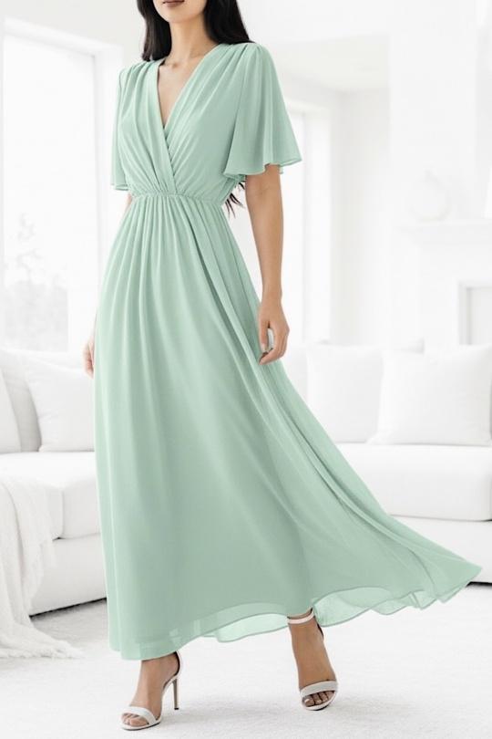 Robes longues Femme Beige ELLE STYLE TH_9699_ROSY Efashion Paris