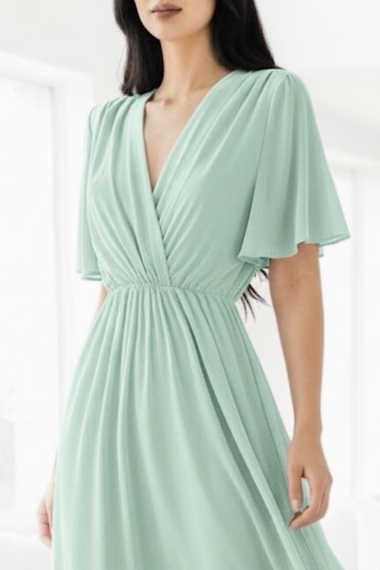 Robes longues Femme Beige ELLE STYLE TH_9699_ROSY Efashion Paris