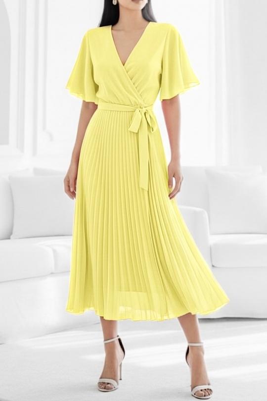 Robes longues Femme Kaki ELLE STYLE TH_8309_UNI_ALIRA Efashion Paris