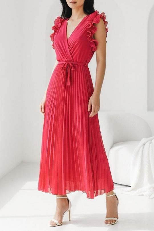 Robes longues Femme Vert foncé ELLE STYLE TH_0728_UNI_VICTORIA Efashion Paris