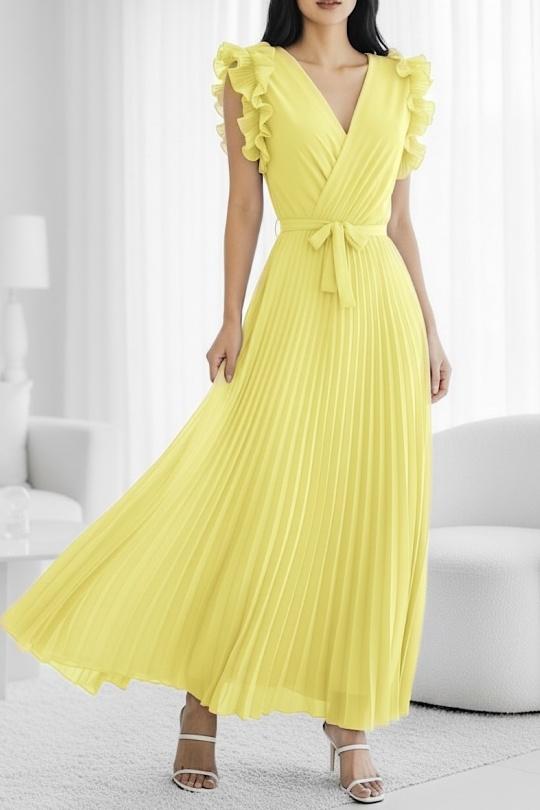 Robes longues Femme Vert foncé ELLE STYLE TH_0728_UNI_VICTORIA Efashion Paris