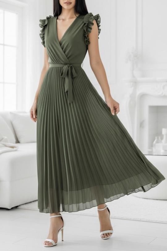 Robes longues Femme Vert foncé ELLE STYLE TH_0728_UNI_VICTORIA Efashion Paris