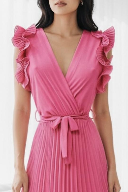 Robes longues Femme Vert foncé ELLE STYLE TH_0728_UNI_VICTORIA Efashion Paris