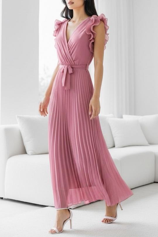 Robes longues Femme Vert foncé ELLE STYLE TH_0728_UNI_VICTORIA Efashion Paris