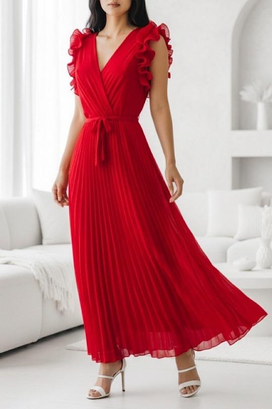 Robes longues Femme Vert foncé ELLE STYLE TH_0728_UNI_VICTORIA Efashion Paris