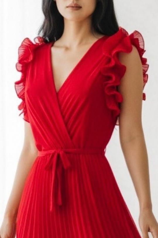 Robes longues Femme Vert foncé ELLE STYLE TH_0728_UNI_VICTORIA Efashion Paris