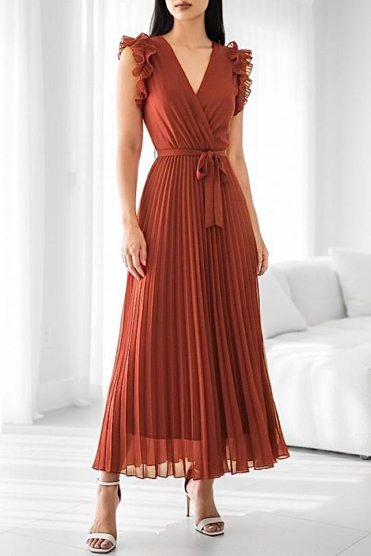 Robes longues Femme Vert foncé ELLE STYLE TH_0728_UNI_VICTORIA Efashion Paris